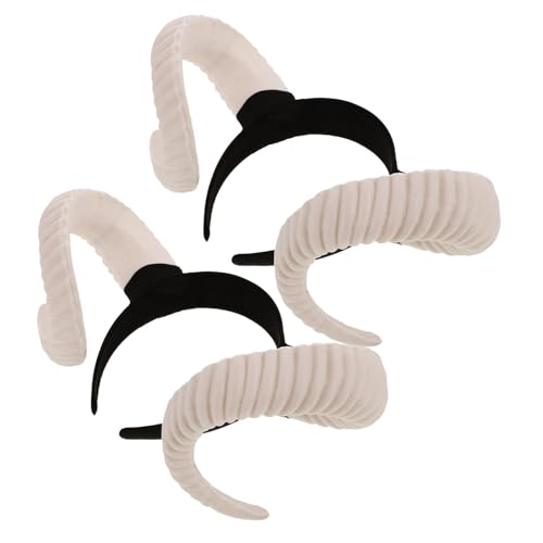 Serre-tête cornes de mouton pour soirée déguisée et cosplay Halloween