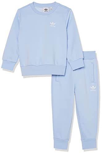Adidas Originals Unisex Baby Adicolor Crew Set Sweatsuit, Blue Dawn, 2T Us #TOP8