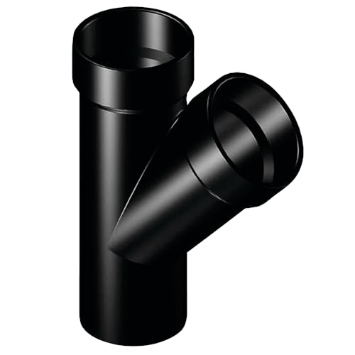 Accesorio Wye ABS de 2 pulgadas y 45 grados de alta resistencia estructural para desagües