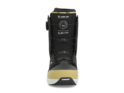 Ride Lasso Pro Wide Mens Snowboard Boots, 9.5, Black