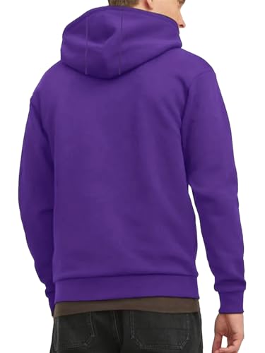 TUVEKE Men's Zip Up Hoodie Athletic Hoodies Long Sleeve Fleece Hooded Sweatshirts Lightweigt With Pockets (S-3XL)2