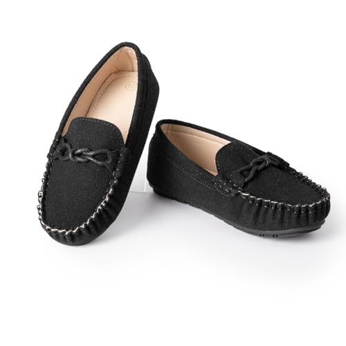 Boys Girls Oxford Dress Loafers Slip-On Casual Boat Shoes for Toddler/Little Kids