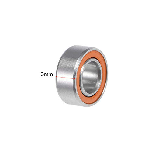 Rodamiento SMR84C-2OS de acero inoxidable 4x8x3 mm y bolas cerámicas miniatura ABEC7 3