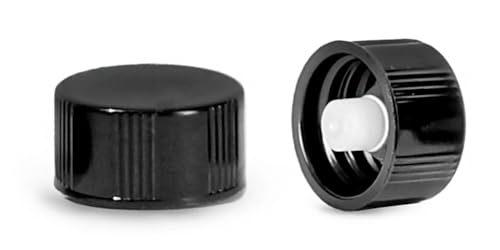 15/425 Black Phenolic Cone Lined Caps