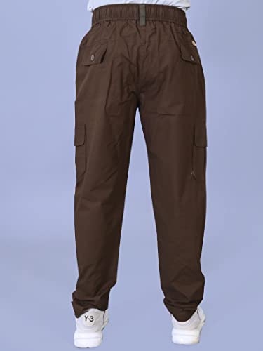 Image of Men's Cotton Solid Cargo Pant-5502