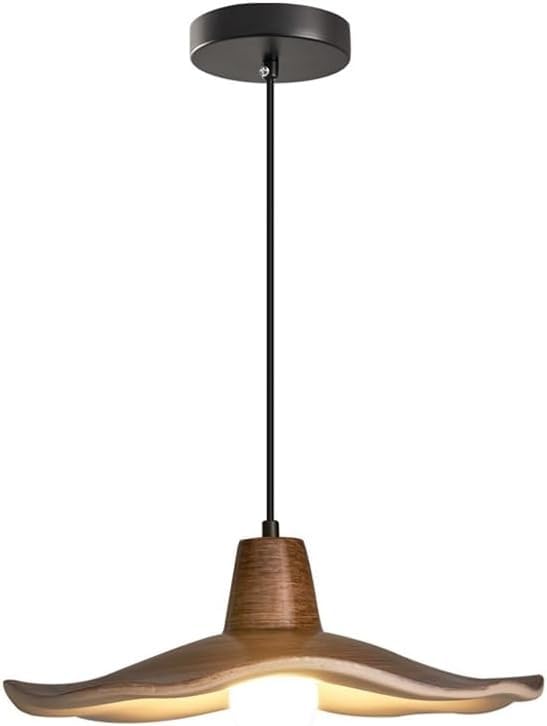 Lampe suspendue cuisine et salle à manger lustre rétro marron E27