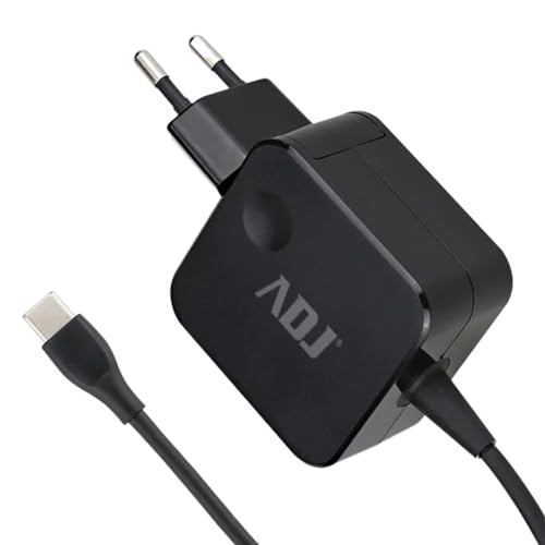 Alimentateur notebook 65W Type-C noir avec son câble de 1.5m compatible Apple