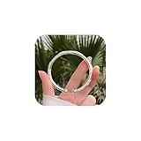 Ross+Store+Online haul+Store temu Online+Shopping ofertas relampago de hoy Handmade Sterling Silver Bracelet for Women Adjustable Simple Open Bracelets Dainty Birthday Gifts
