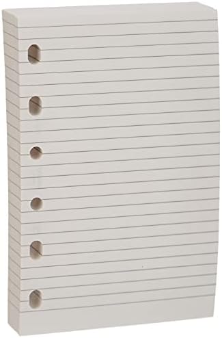 Filofax Pocket Ruled Notepaper Value Pack - White