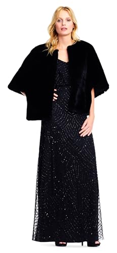 Adrianna Papell Women's Faux Fur Jacket3