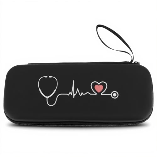 Estuche rígido para estetoscopio Classic III y Lightweight con compartimento de malla