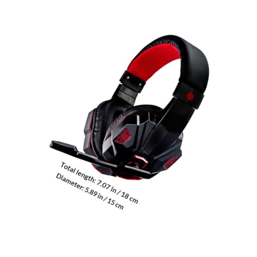 Casque de jeu stéréo avec microphone et coussinets d'oreille