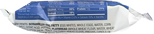 Evol Breakfast Sandwich, Egg & Smoked Gouda, 3.3 Ounce (Frozen)