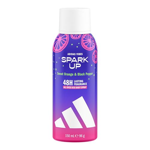 adidas Vibes Spark Up Deodorante Spray All-Over per il corpo, 150ml