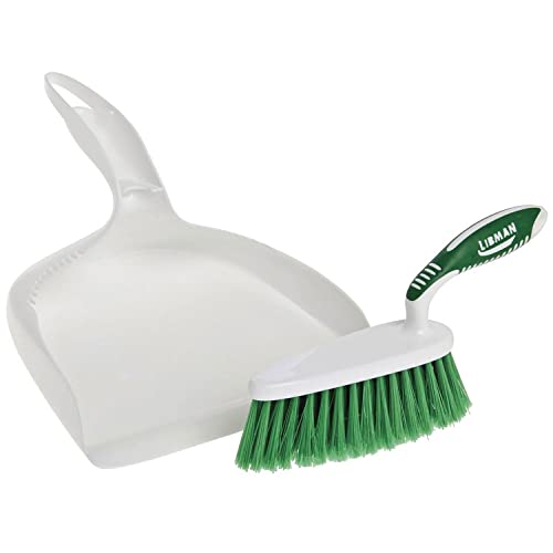 Libman Commercial 95 Dust Pan And Counter Brush Set, Lot of 2