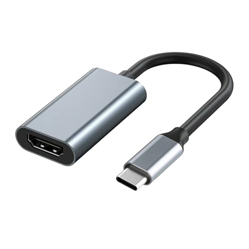 ASIRYVA 1 Pcs USB C to HDMI Adapter 4K@30Hz Output Cable, Type-C to HDMI, Compatible with MacBook, iPhone 16/15, iPad, Samsung Galaxy, Dell & More