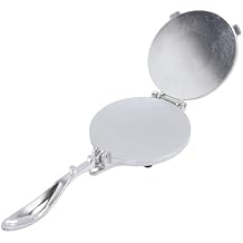 Tortilla Press Roti Maker, 8in Aluminium Alloy Presa Pan Quesadilla Maker Kitchen Utensil Tool for Kitchen, Home Use Silver