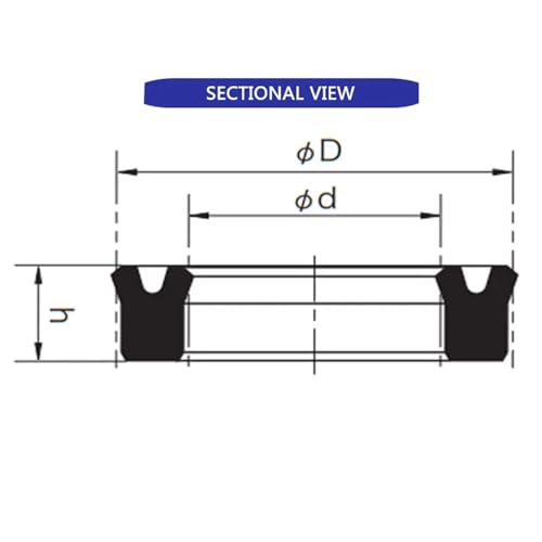 Caoutchouc Nitrile 160x175x9 joint d'arbre de roulement étanche - 2