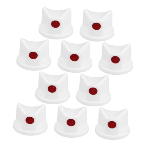 CIMAXIC Aerosol can Accessories Spray Nozzles for Painting and Graffiti Art Supplies Waterproof Button Spray Caps Compatible with Various Paint Cans 10 Pcs