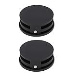 LT Easiyl 2Pcs Schwarz Surfbrett Lange-Board Leine Tasse Stecker 30x12mm für Die Meisten Surfbrett Leashe