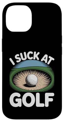 I Suck At Golf Joke ʔSt s Ȓj St X}zP[X iPhone 14 p