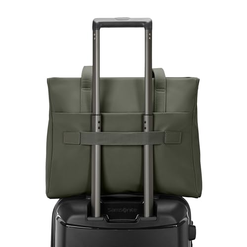 Samsonite Better Than Basics Tote Bag - Soft Touch Bail Handles - StackIt™ Strap Designed For Luggage Trolley Handle - Olive - image 8