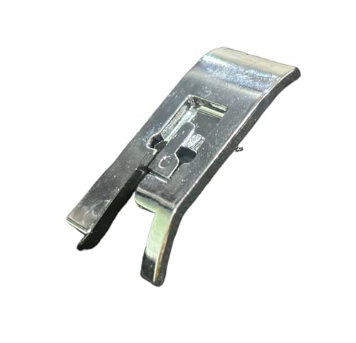 Image of ZENITH Overcasting Foot Pressure Foot Snap on Type for Automatic Electric Low Shank Sewing Machines Suitable for Usha Janome Brother Singer etc Steel Finish (Overcasting Foot)