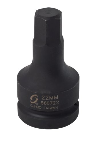 Lecteur 2,5 cm 22 mm Hex SUNEX 560722 douille pour clé à choc