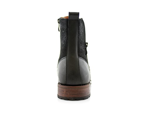 Image of Polar Fox Men's Casual Cap-Toe Ankle Boot Collection | Lace-Up Work, Combat, and Chukka Styles