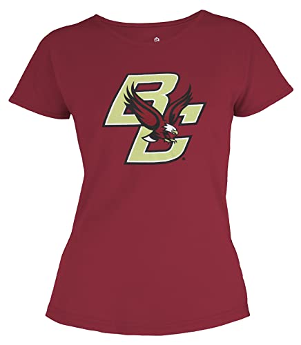 Outerstuff NCAA Girls Youth (7-16) Dolman Primary Short Sleeve T-Shirt, Boston College Eagles, Large (14)