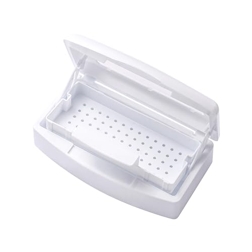 SULLMAR Nail Tool Sterilizers Nail Soaking Tray Box Cleaner Pot
