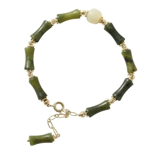 Bracelet jade et or 14K pour femme : sublimez votre style unique