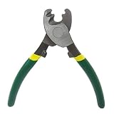 Kabelschere, Kabelschneider, Bowdenzugschneider, Hochleistungs Drahtkabelschneider Abisolierzange Schneidwerkzeuge mit Rutschfestem Griff, Zum Schneiden und von Kupfer Aluminium Drahtkabeln
