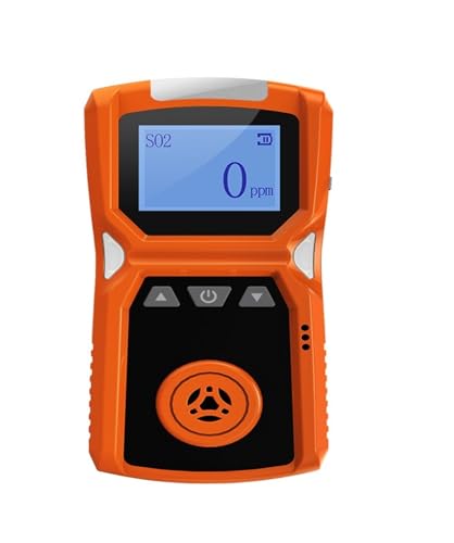 Portable Industry H2/CO/PH3/CO2/H2S/NH3/O2/NO2/NO/EX/CH4 Gas Detector Combustible Gas Alarm Detetcor USB Charge 0-100% LEL with Wide Test Range(SO2-0-100ppm)
