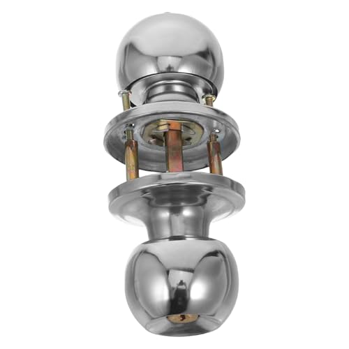 STAHAD 室内用鍵付きドアノブ 静音操作製プライバシーロック 球形ラッチ付き ドア厚対応 寝室 浴室 アパート用セキュリティノブ