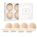 Nipple Covers for Women,4 Pairs Reusable Adhesive Silicone Bra Pasties for No Show Strapless Dress