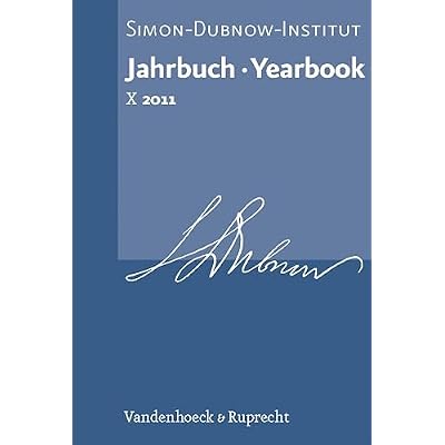 Jahrbuch des Simon-Dubnow-Instituts / Simon Dubnow Institute Yearbook X