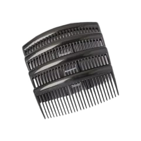 HD Novelty Set of 4 French Hair Combs Cover