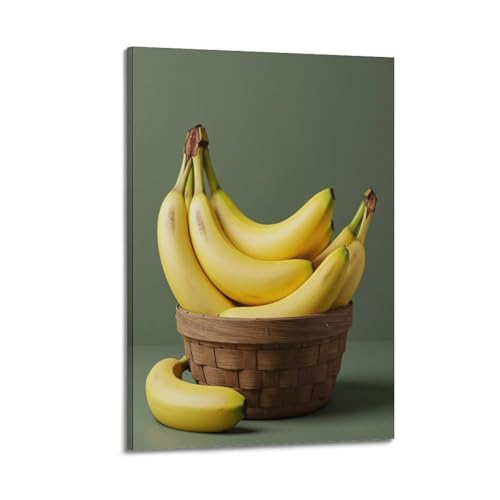 Poster fruits bananes ZHOUKEG pour illuminer une cuisine moderne