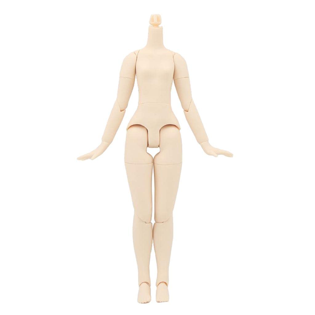 Female Doll Körper Blythe Doll Customize Puppenkörper Puppenfigur Blankopuppe Austauschbarer Körper für Ersatzteilbedarf Restaurierung Hobb, Natürlich, 20 cm