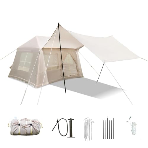 Carpa Inflable para 4 Personas con Toldo y Claraboya miniatura 1