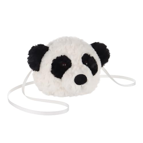 Apricot Lamb Panda Animal Shoulder Bag Crossbody Plush Purse for Adults and Teen Girls Boys, Stuffed Animal Shoulder Bag, Kids and Adults Fashion Handbags, 7.9 Inches4