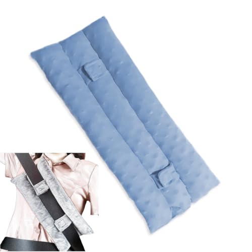 2025 new シートベルトクッション, 肩パッド 保護シート 乳房切除術用枕 シートベルト枕 パッド プロテクター 乳がんギフト 手術後枕 乳房縮小 心臓子宮摘出手術 乳がん回復患者ケア用 セクション回復 (青,1個セット)