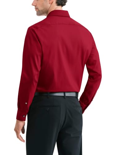 Image of Van Heusen Men's Dress Shirt Fitted Everyday Defense Stretch