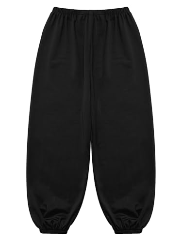 Kids Boys Girls MMA Muay Thai Kung Fu Martial Arts Pants Casual Loose Elastic Waistband Harem Pants