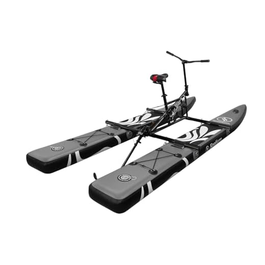 Spatium Sup Water Bike Inflatable Pedal Boat Inflatable Pedal Kayak Water Bikes for Lake Fishing Pedal Boat More Stable and Easy to Drive on Water