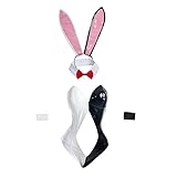 Nuoqi Junko Enoshima Cosplay Bunny Suit Anime Bunny Girl Junko Cosplay Adult Bunny Costume XL