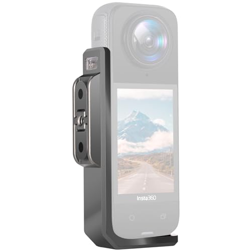 Soporte para Insta360 X4 con toma horizontal de aluminio anti-vibración rígido