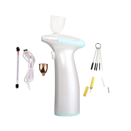 Aerógrafos y accesorios Airbrush con bomba del compresor Air-Brush Potente belleza eléctrica portátil 0.3 mm Modelo del cuerpo de la boquilla Suministros bronceadores (Color : Part B Blue)