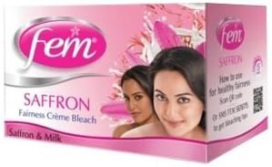 3 x Fem SAFFRON rozjaśniacz fairness kremowy biały KESAR 25 gramów